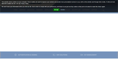 Desktop Screenshot of cryptomathic.com